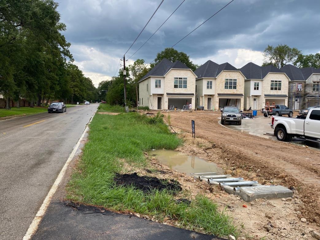 Street view of completed Wunderlich homes